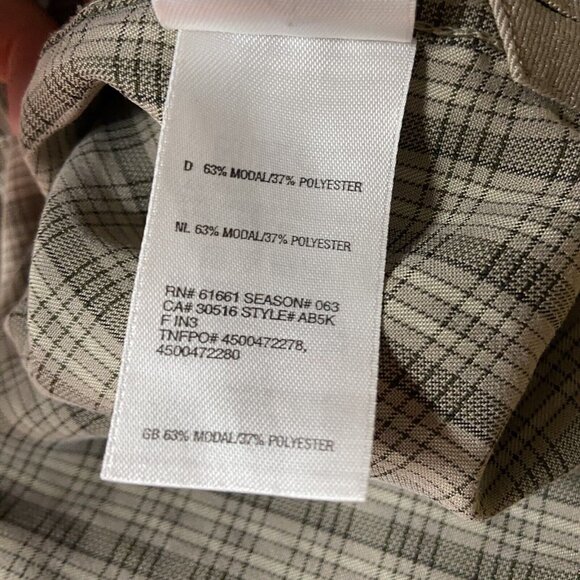 The North Face Brown Button Down Shirt Size Large - Picture 13 of 14